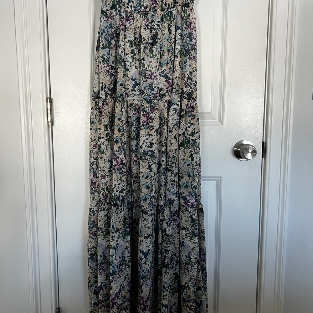 Astr Multicolor Floral Maxi Skirt